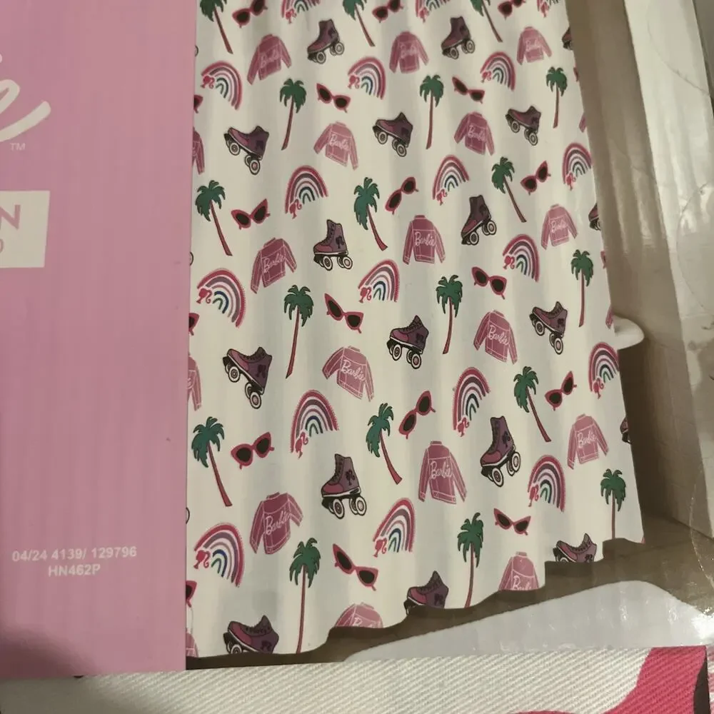 New Barbie Shower Curtain 72x72” Cloth Bathroom Accessories‎